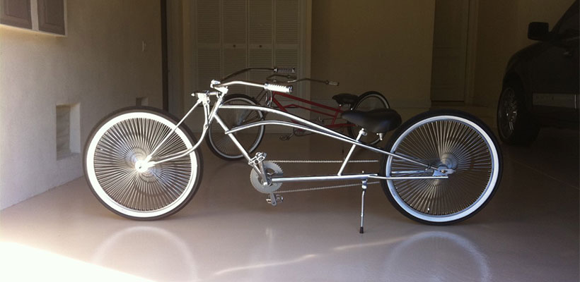 Jon Clements custom beach cruiser.