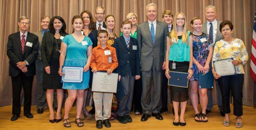 Foreign Service Youth Foundation Award winners in 2014.