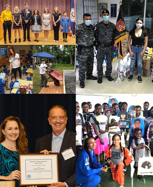 Clements supports the Foreign Service community with social responsibility programs.